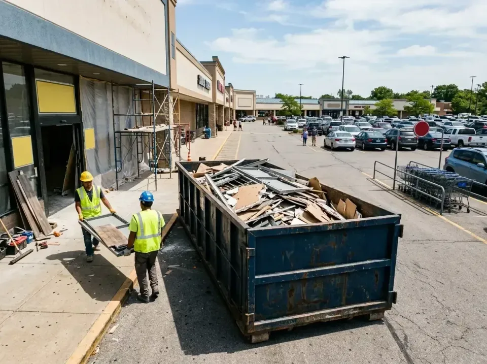 retail-store-renovation-debris-003 — frequently asked questions, Roll-off Dumpster Rentals in Parkville, PA